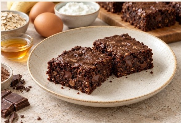 Fudgy Chocolate Protein Brownies