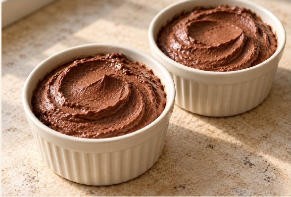 Dark Chocolate Cottage Cheese Mousse